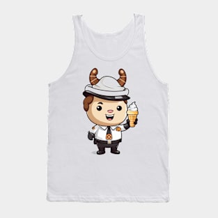 kawaii ice cream cone junk food T-Shirt cute  funny Tank Top